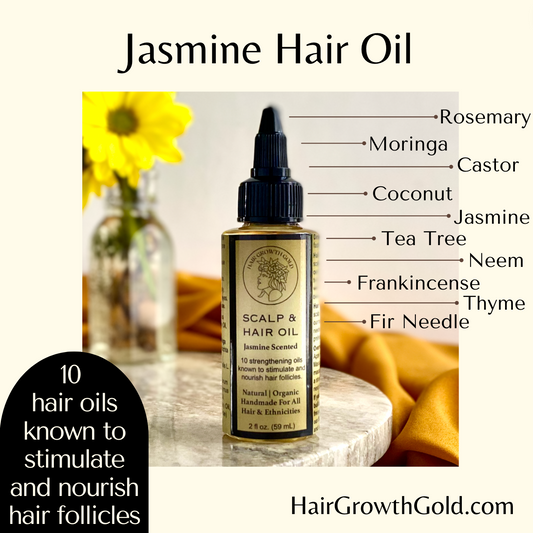 Jasmine Hair Thickening Oil with Rosemary (3 Pack)